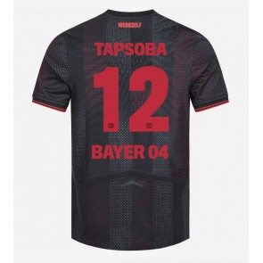 Billiga Bayer Leverkusen Edmond Tapsoba #12 Hemmatröja 2025-26 Kortärmad